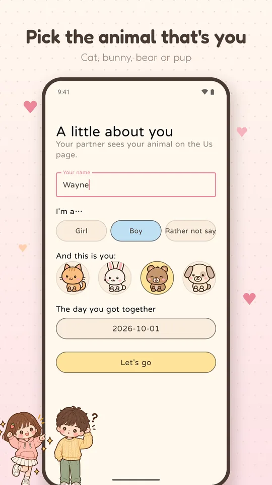 Pick a critter to be you